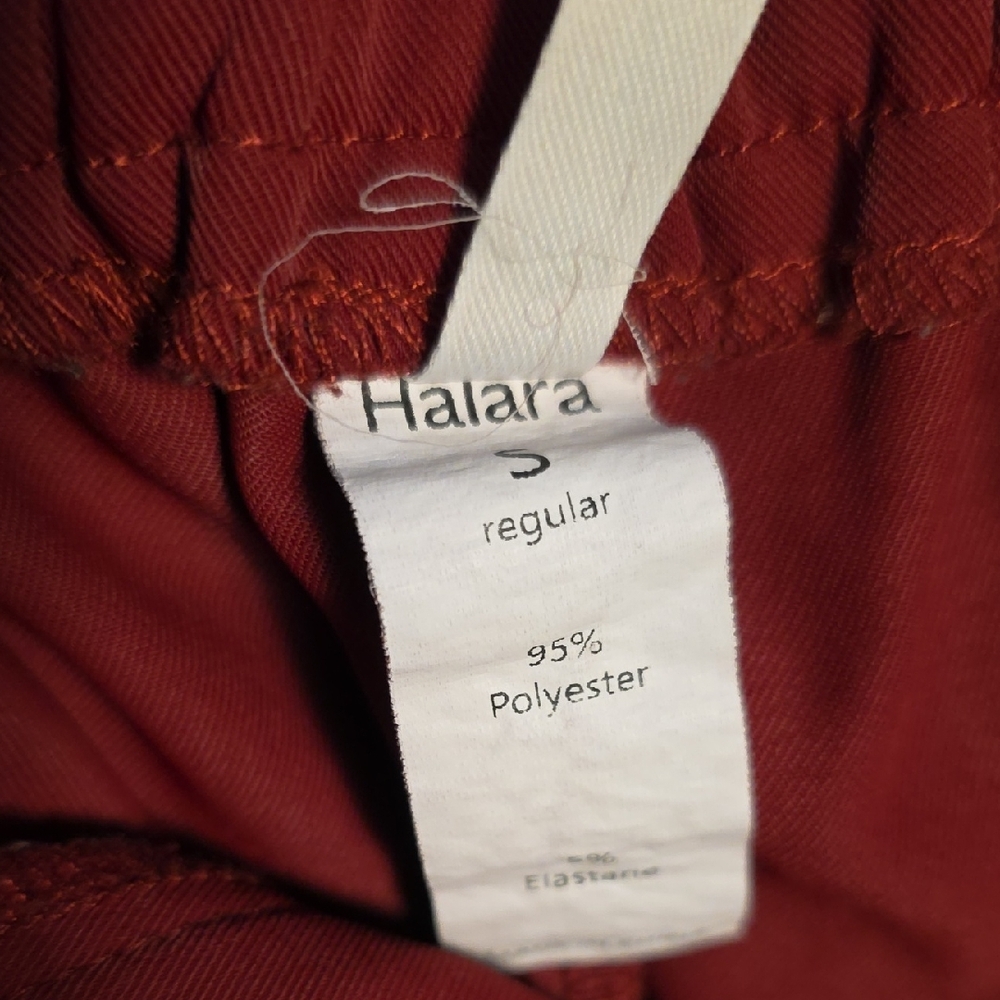 HALARA Burgundy Regular Fit Trousers - Picture 2 of 5